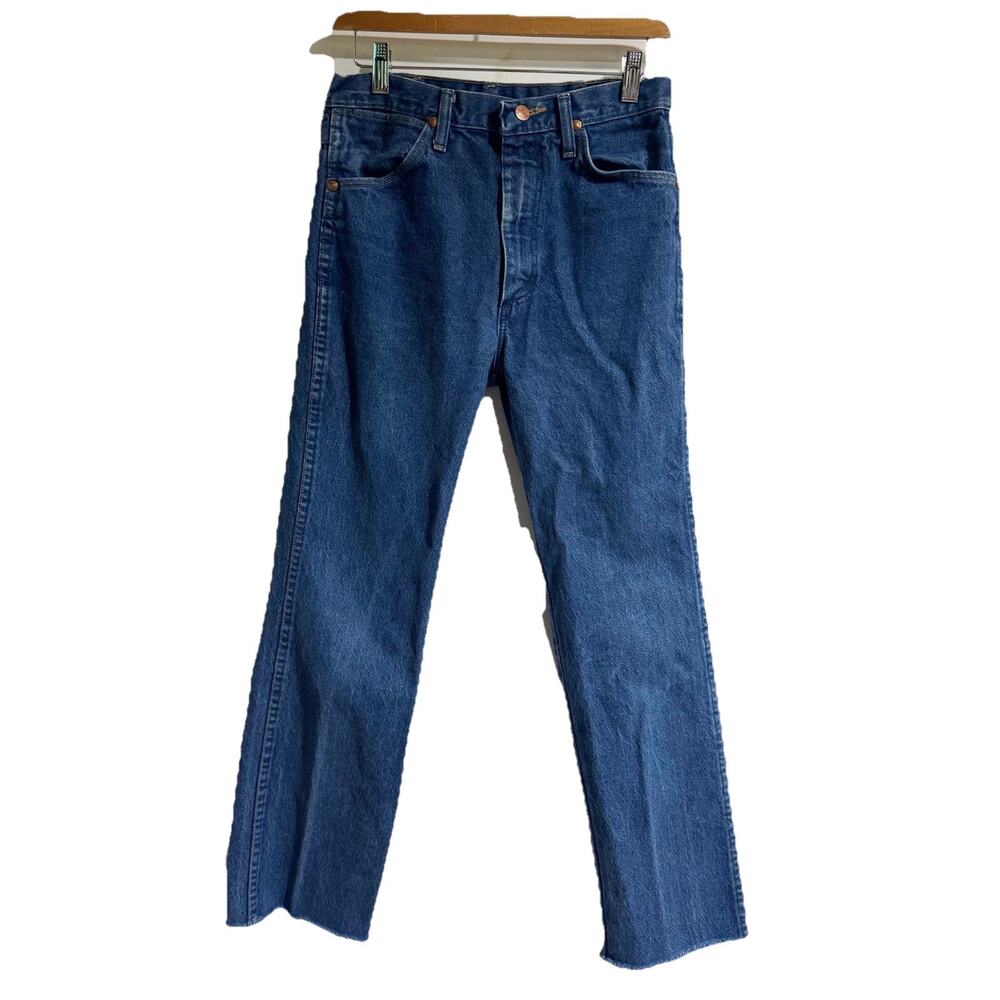 Wrangler Jeans Women 30x27 Blue Cowboy Cut 936DEN Rodeo Western Cotton ALTERED
